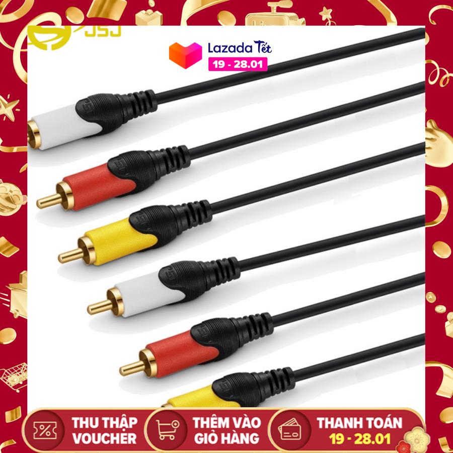 DÂY TÍN HIỆU 6 ĐẦU BÔNG SEN (RCA) JSJ 633