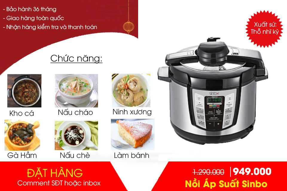 Nồi Áp Suất Sinbo SCO-5033