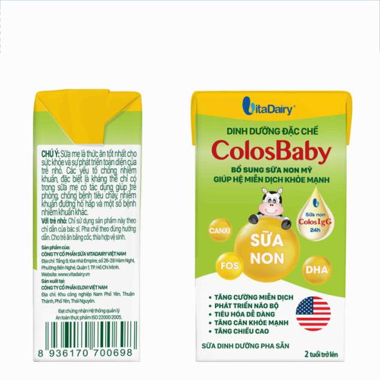 Sữa bột Colosbaby 180ml Lốc 4 hộp