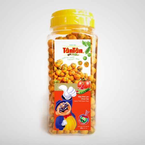 Đậu Hoà Lan chua cay Tân Tân hũ 190g