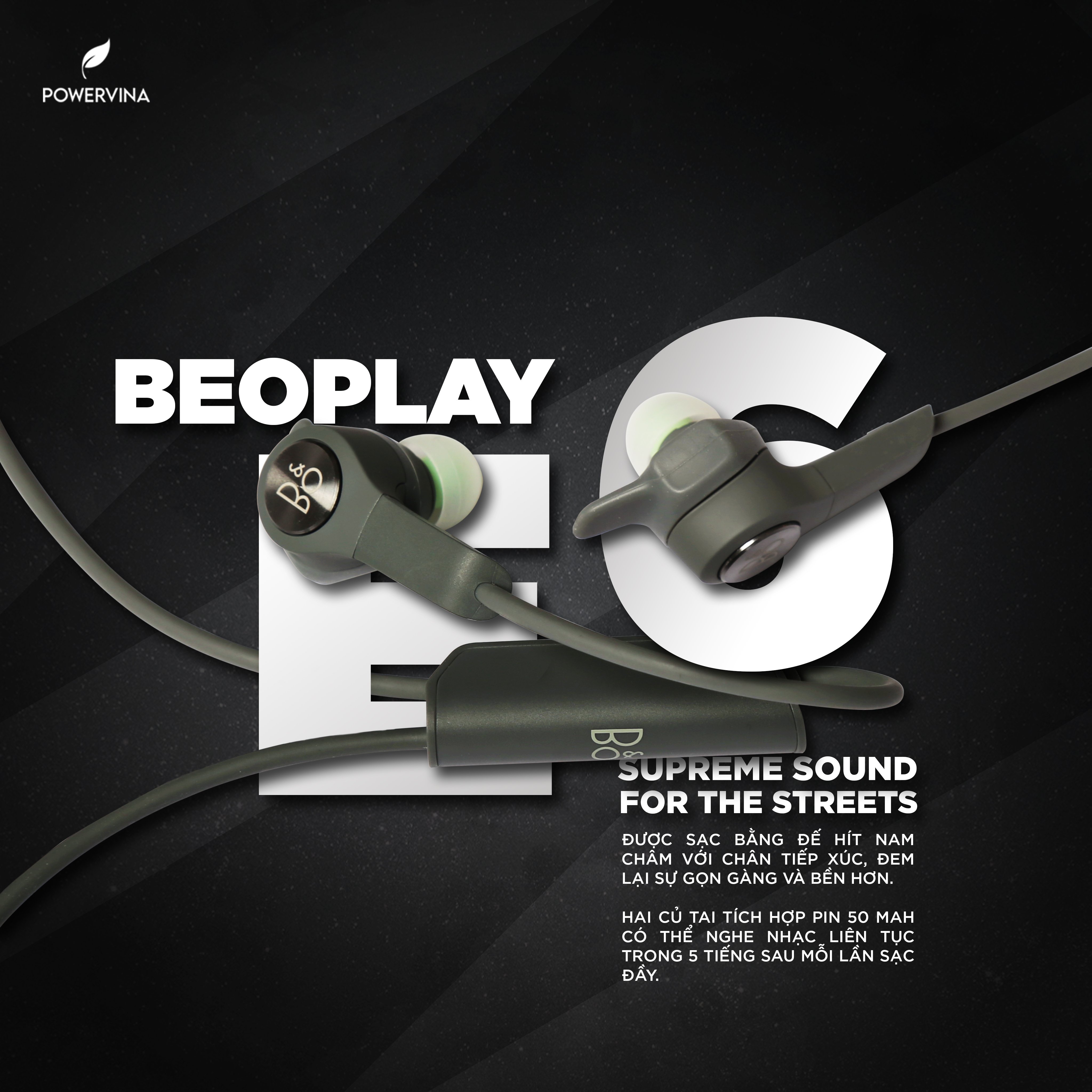 Tai nghe Bluetooth B&O BeoPlay E6