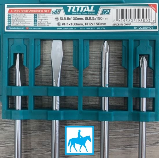 BỘ 4 TUA VÍT TOTAL THTDC250401
