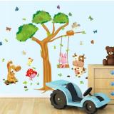 Decal dán tường vườn thú 11 - EB64