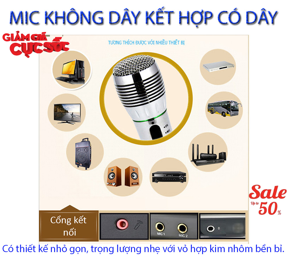 Micro không dây Xingma AK-308G