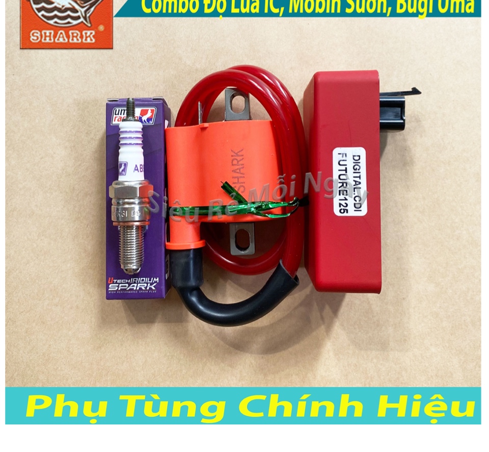 Combo Độ dàn lửa IC Mobin Bugi Uma cho Wave Alpha 110 Blade 110 Future