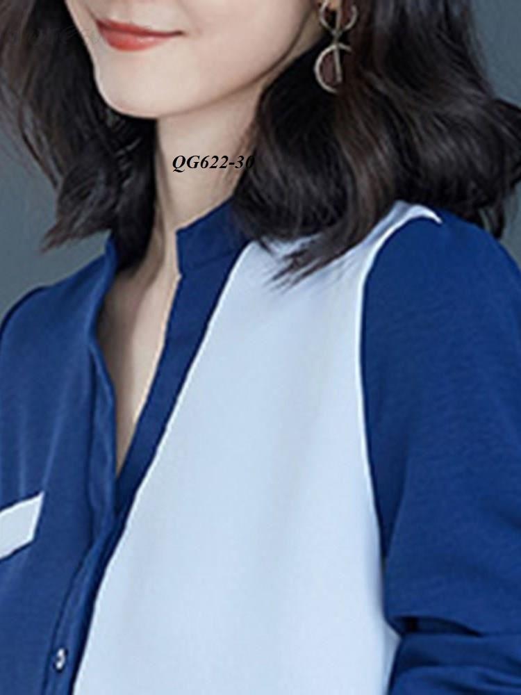 ÁO SƠ MI PHỐI MÀU - SIZE S-6XL