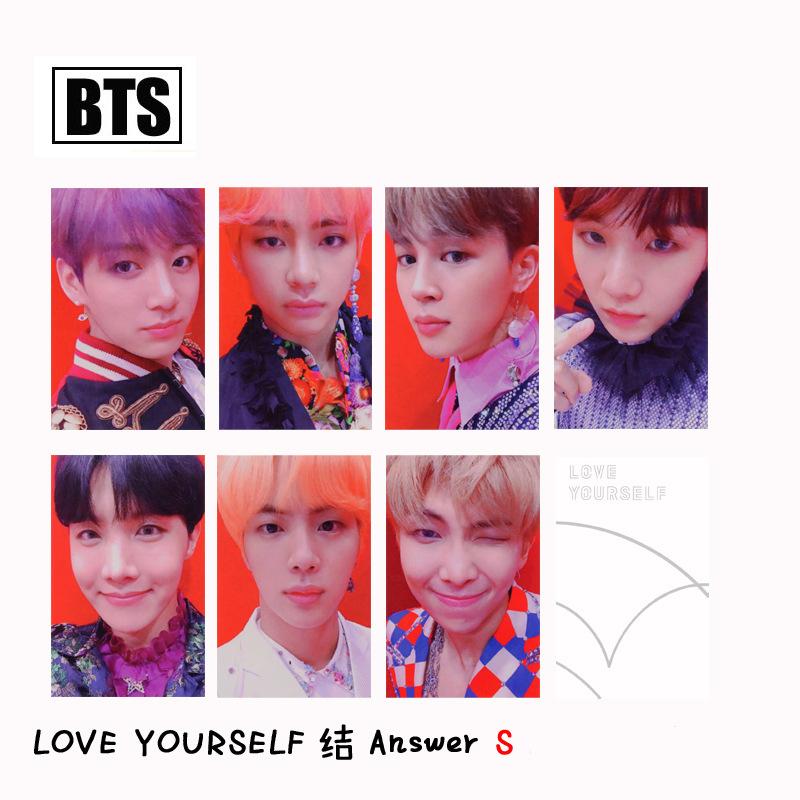 Card hình có phủ bóng BTS Love Yourself ANSWER new 2018