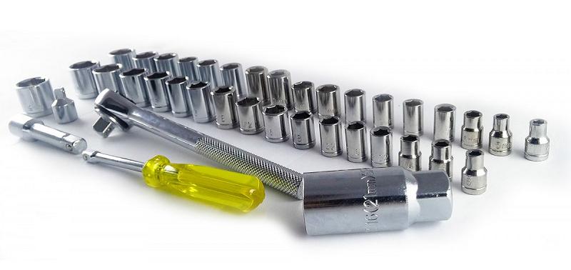 Bộ khẩu mở siết ốc và bugi 40 chi tiết