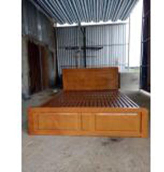 Giường sắt kiểu gỗ xuất khẩu