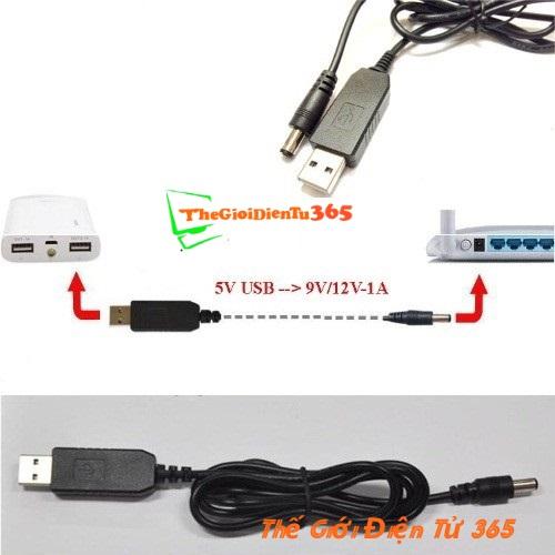 MODULE CÁP CHUYỂN ĐỔI USB 5V DC SANG NGUỒN DC 12V