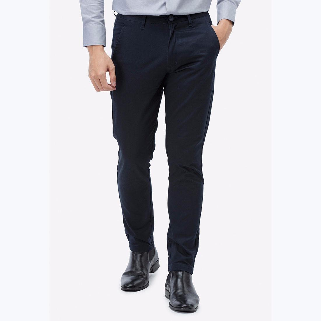 Quần kaki nam Lutz màu xanh đen - LZPN001MBL03