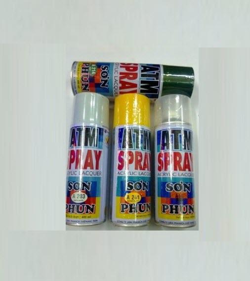 Sơn Xịt ATM Spray - Màu Đỏ - A211 400ml
