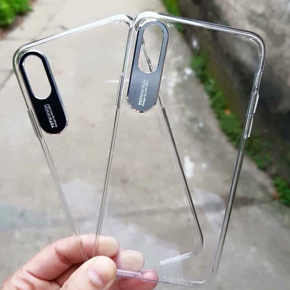 Ốp Lưng Silicon ToTu Có Viền Bảo Vệ Camera Cho iPhone Xs Max