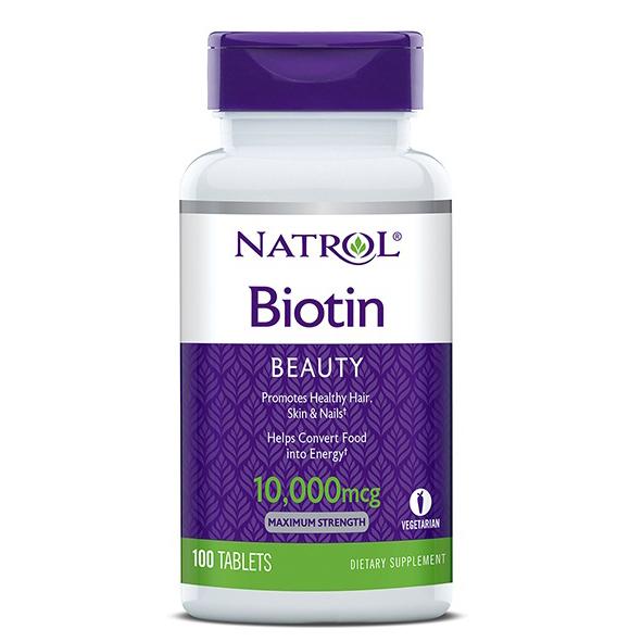 Viên uống mọc tóc Natrol 10000mcg(USA)