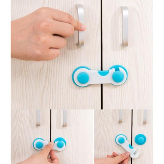 combo 2 Khóa gài tủ lạnh, tủ đồ đa năng
