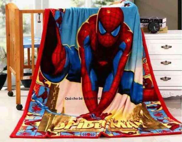 Chăn mền băng lông Người nhện Thailand Disney 2m x 1m6