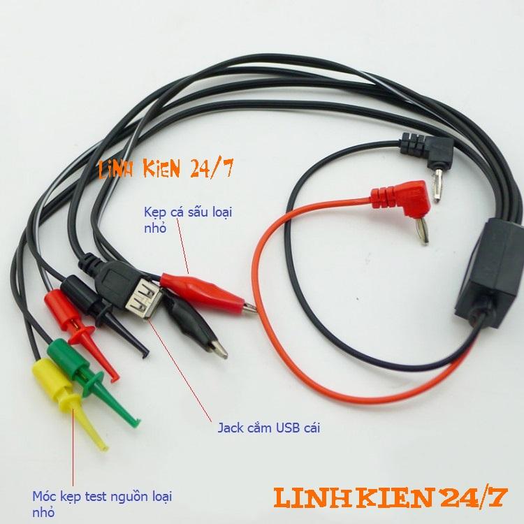 DÂY CÁP NGUỒN NHIỀU ĐẦU CHO MÁY CẤP NGUỒN ĐA NĂNG