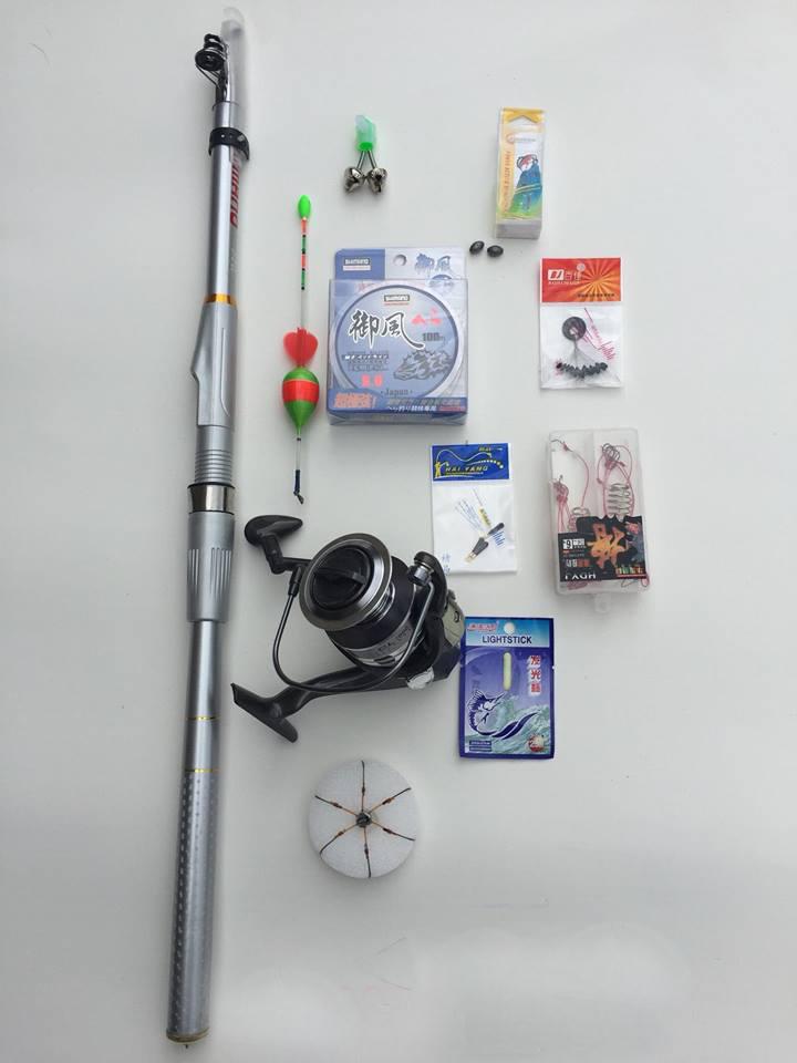 Bộ combo cần rút shimano 2m7- 3m- 3m6 Hàng Nhật xịn