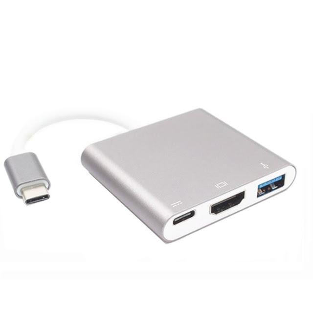 Cáp chuyển Type-C ra HDMI và 1 cổng USB 3.0 chất lượng cao