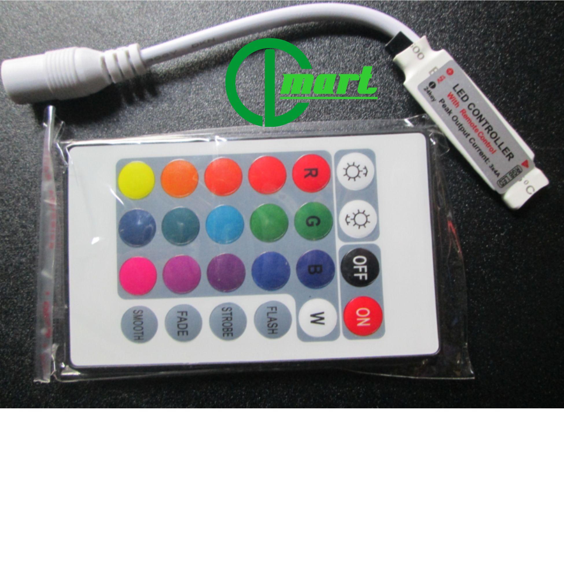 Điều khiển đèn led dây rgb nhiều màu