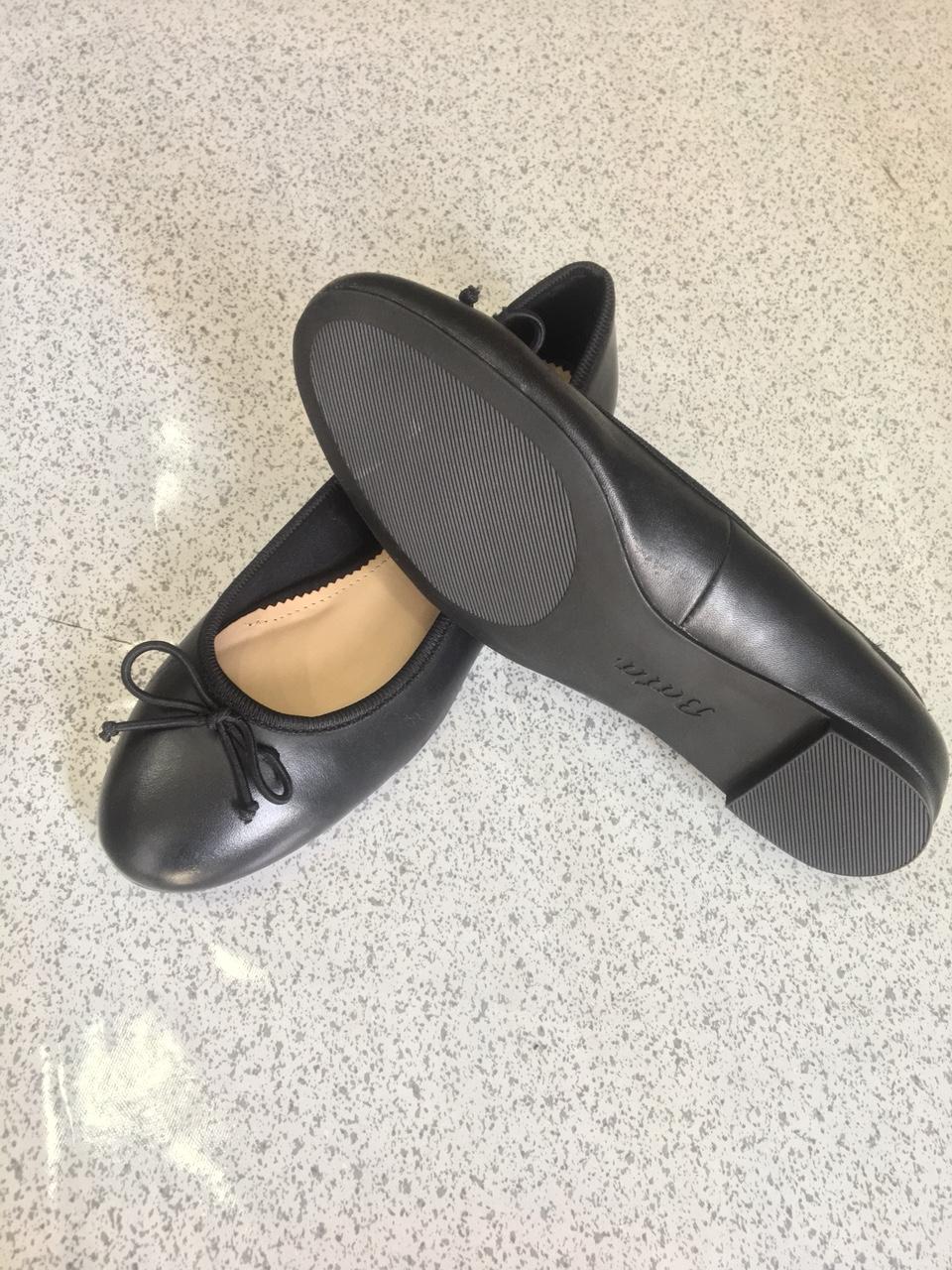 Giày búp bê nơ BATA (Đen)