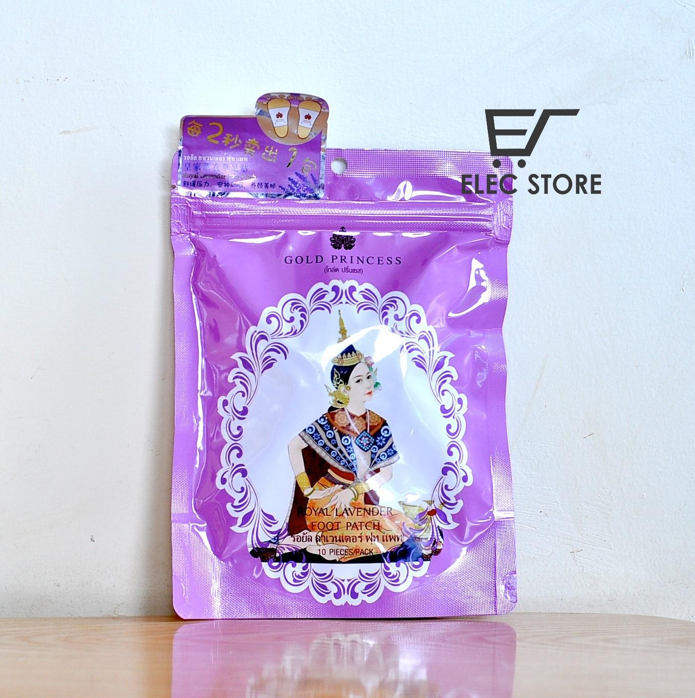Miếng dán thải độc chân Gold Princess Thái Lan (Mỗi túi 10 miếng)