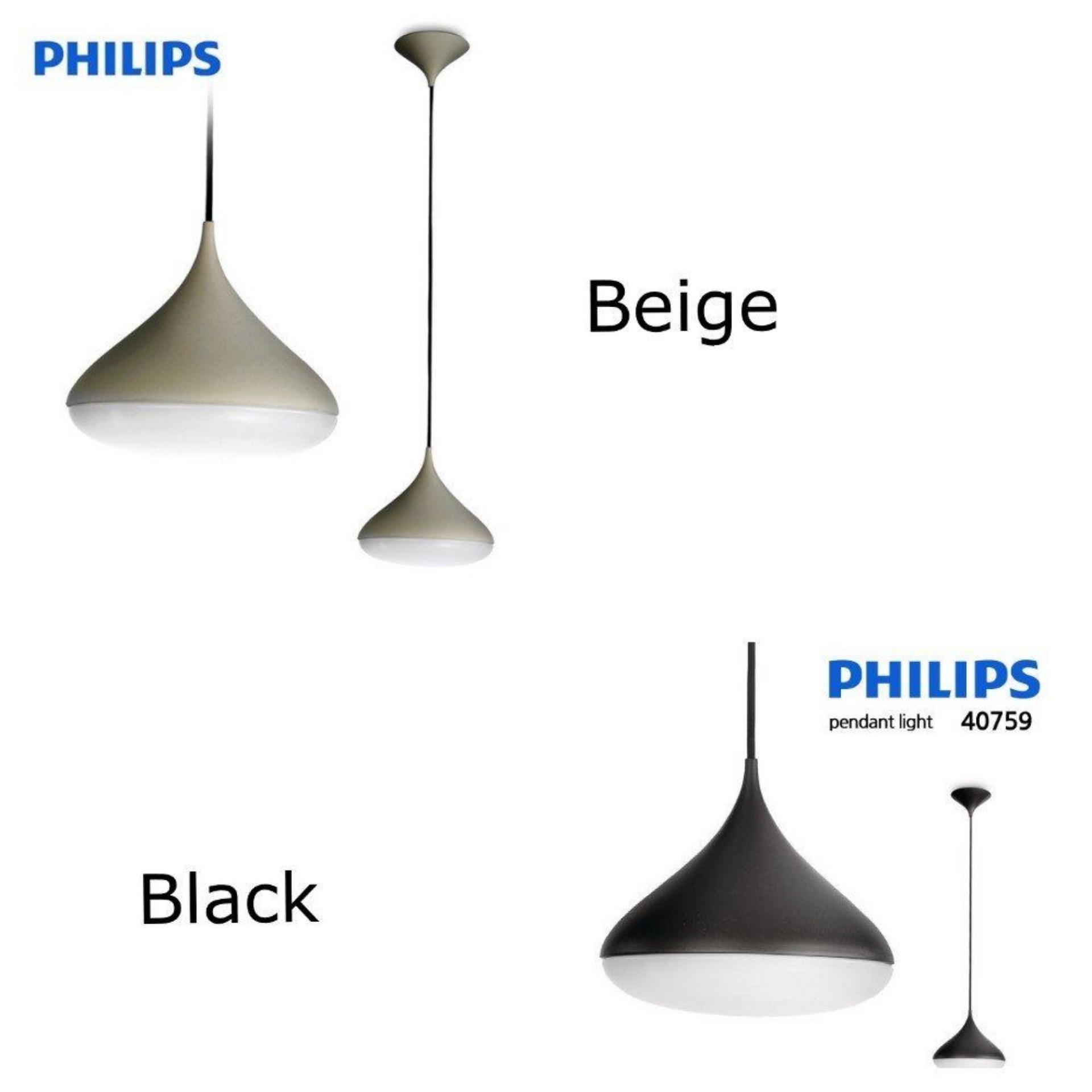 Đèn thả philips 40759/30 (Đen)