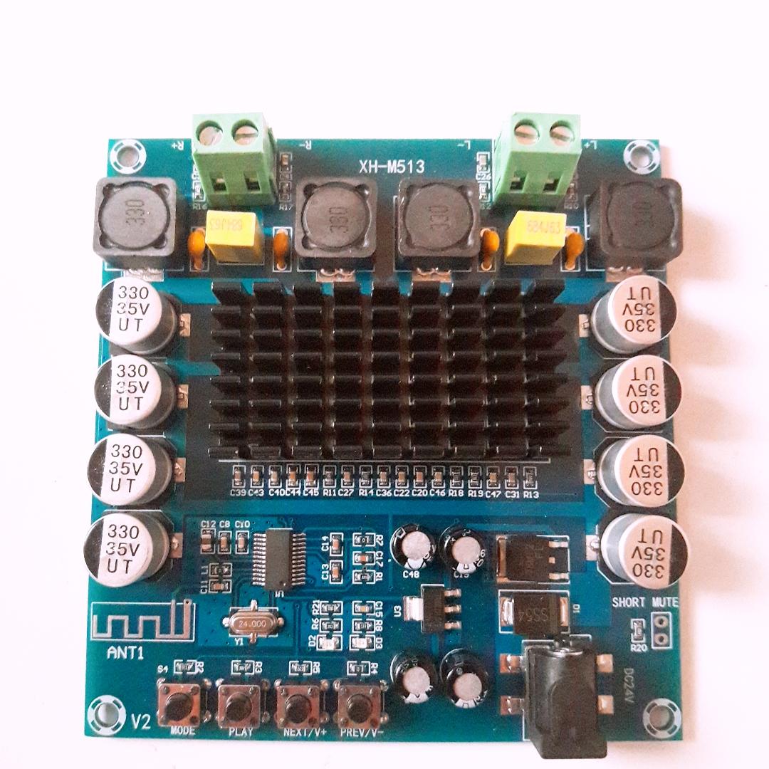 Mạch Khuếch Đại Âm Thanh Bluetooth 2x100W TDA7498 - Chất Lượng