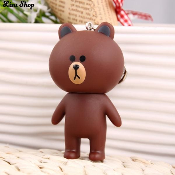 Móc khóa gấu nâu Brown siêu cute
