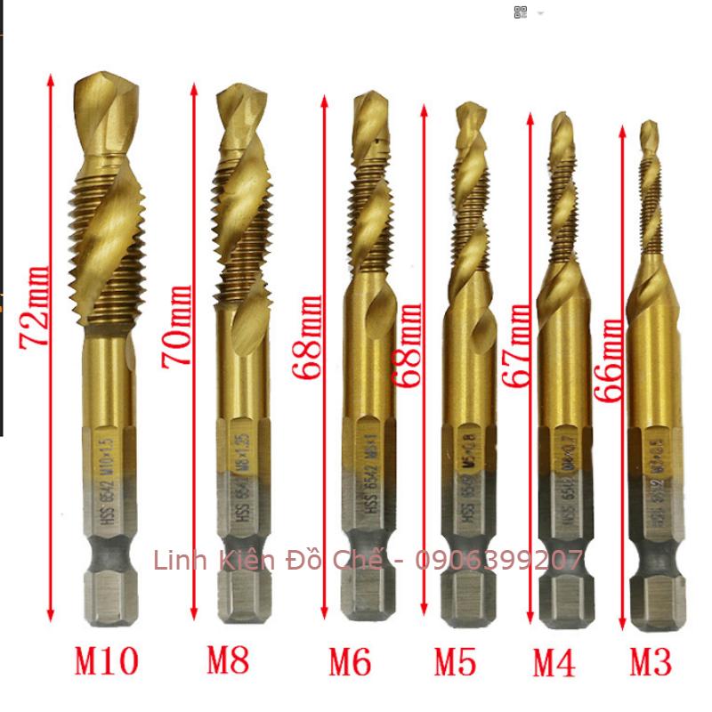 Bộ Mũi Taro Ren HSS Cao Cấp M3 - M10