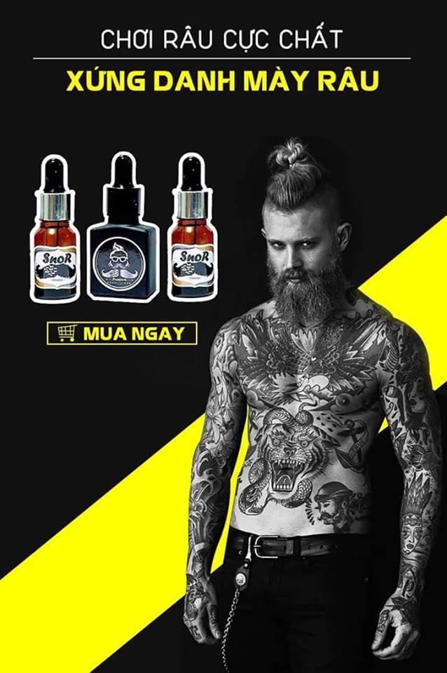 kích thích mọc râu,lông mày