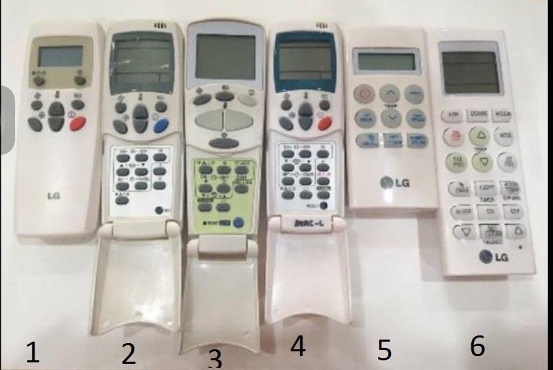 Điều khiển điều hoà LG (các loại, hàng đẹp)