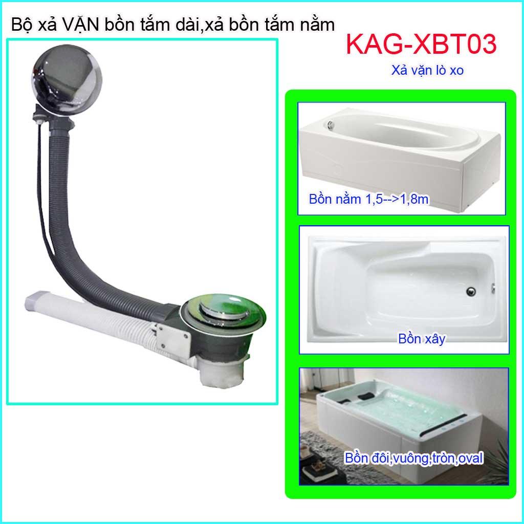 Xả bồn tắm dài, Bộ xả dùng cho bồn tắm nằm KAG-XBT03