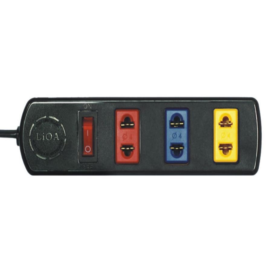 Ổ CẮM LIOA - 3TS-  DÂYDÀI  3M - MÀU ĐEN