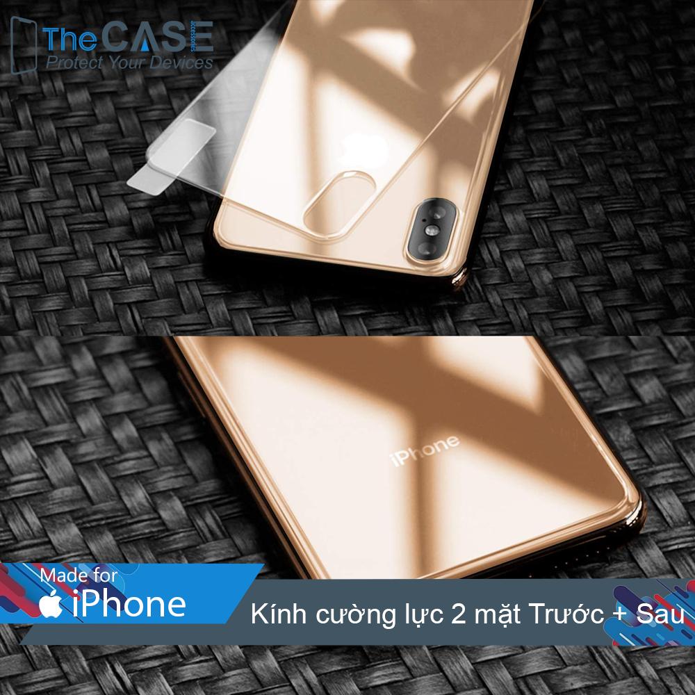 Cường Lực trong suốt 2 Mặt Trước Và Sau iPhone XS Max (The Case)