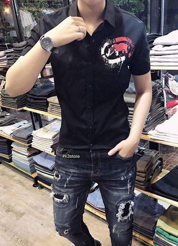ÁO SƠ MI HÀN QUỐC ECKO _SM72