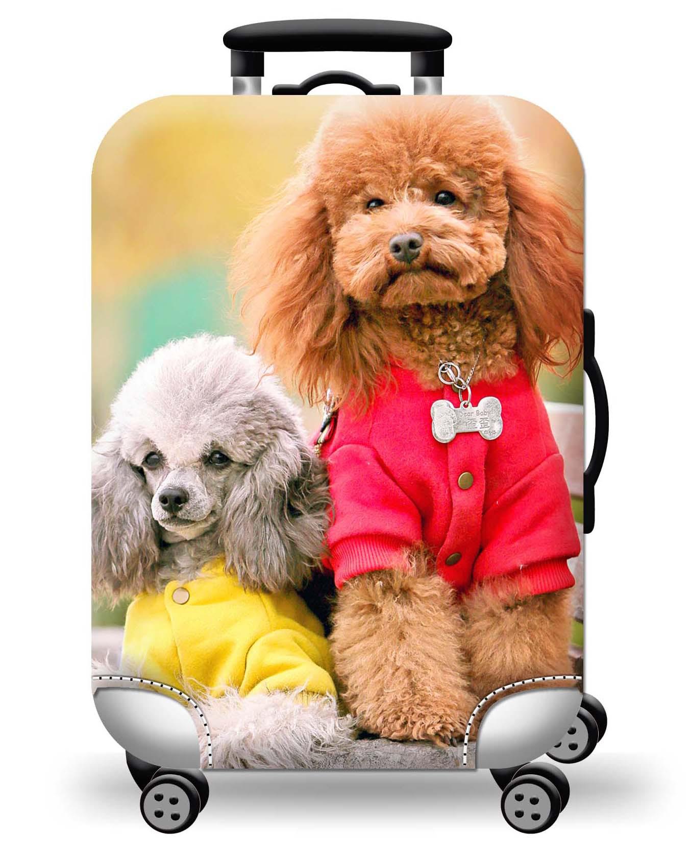 Túi bọc bảo vệ vali -Áo vỏ bọc vali - Size M-DOG Bọc Vali Du Lịch ,Ốp Vali ,Phủ Vali ,Bao Ốp Vali,Vali Cover,Suitcase Cover,Luggue cover