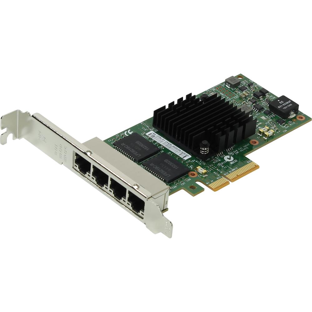 Card mạng Intel Ethernet Server Adapter I350-T4 (Xanh lá)