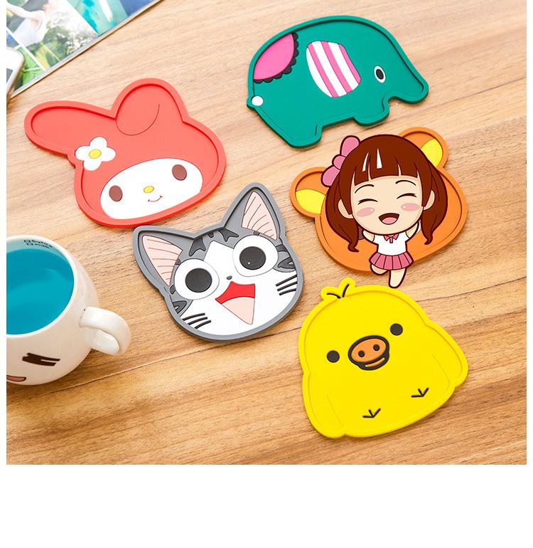 COMBO 5 ĐẾ LÓT LY NHIỀU HÌNH CUTE