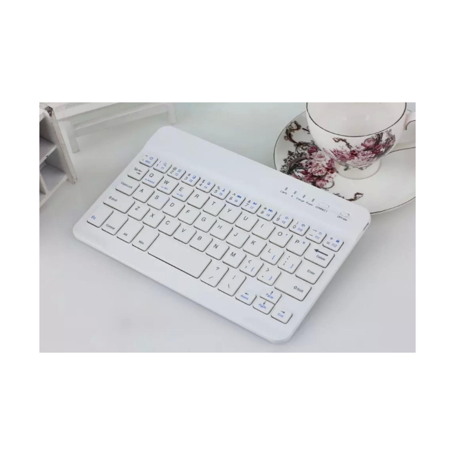 Bàn phím bluetooth mini cho Tablet, smartphone (Trắng)