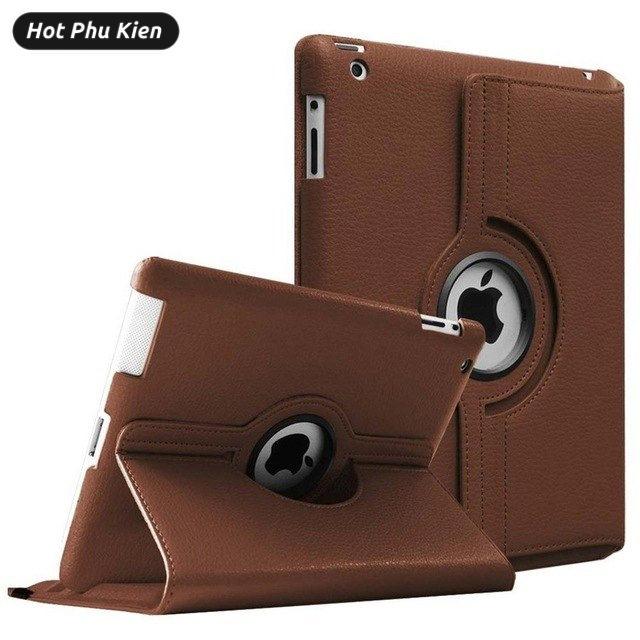[HCMC] leather case for iPad Air/air 2 / 9.7 2017 / 2018 iPad 2 3 4 Mini 1 2 3 4 5 6 Pro 11 inch 12.9 2018 2020 M1 M2 Gen 7 8 9 10 2019 360 degree rotating dust proof comfortable printing (black)-distributed by hotphukien