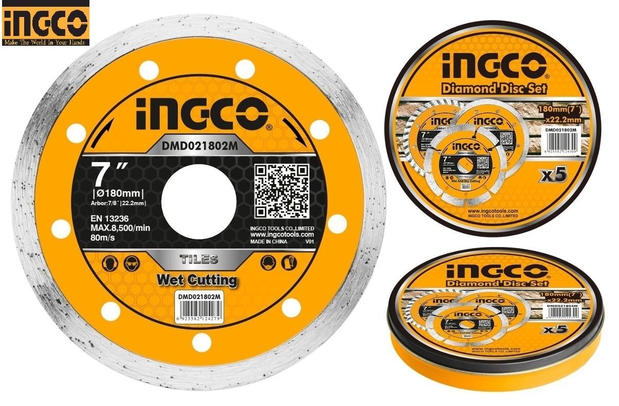 Đĩa cắt gạch ướt INGCO DMD021802M
