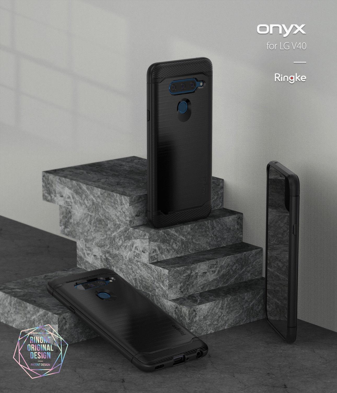 Ốp lưng LG V40 ThinQ Ringke Onyx Hàn Quốc (Ringke Onyx Korea Case for LG V40 ThinQ)
