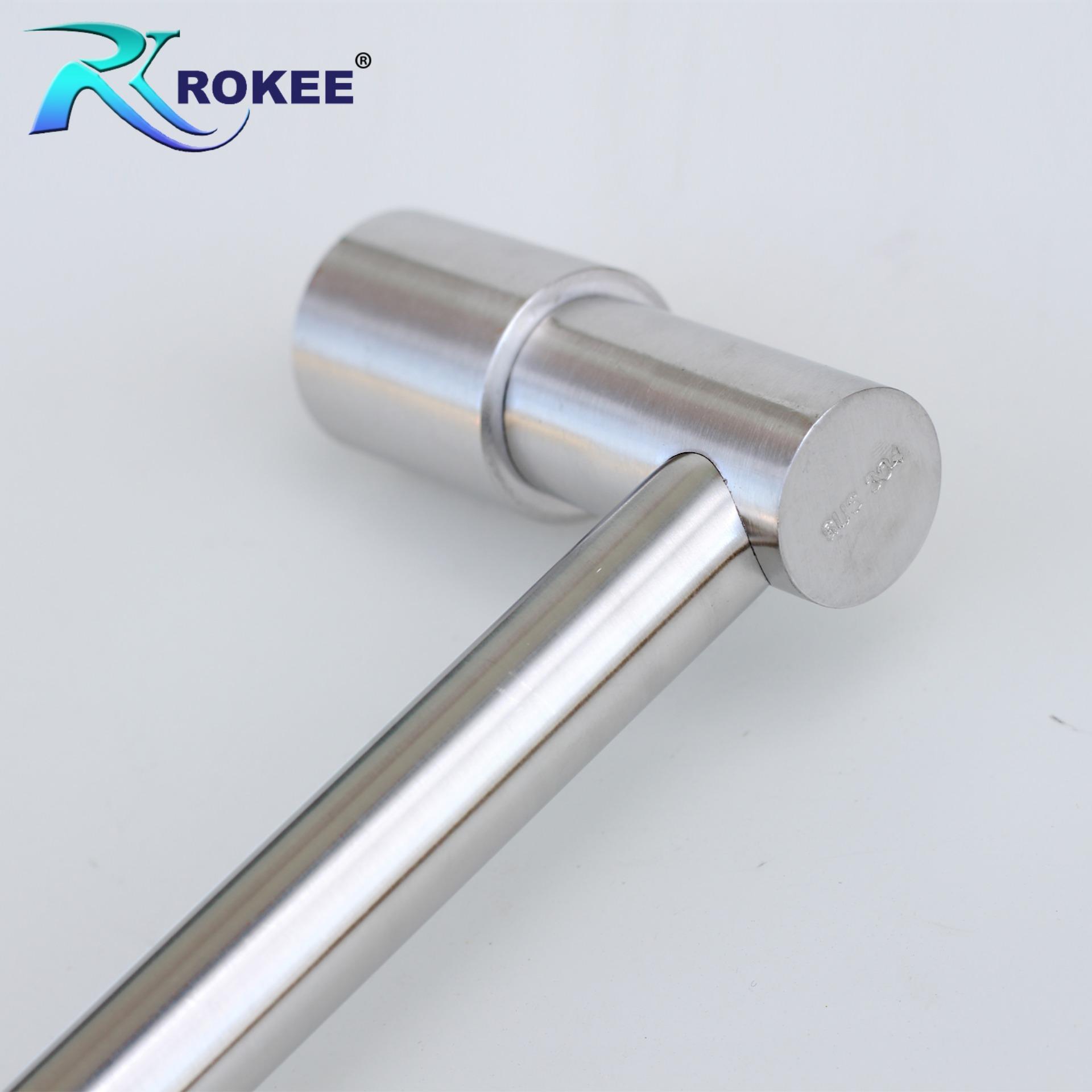 Móc treo khăn tắm đơn Inox Rokee MK07