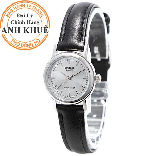 Đồng hồ nữ dây da Casio Anh Khuê LTP-1095E-7ADF