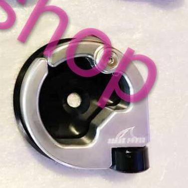 xe may Móc Treo shark power CNC cho xe máy cao cấp HV shop (màu bạc )  ( giá 1 cái )