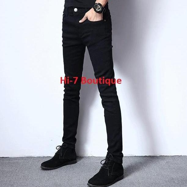 (Có Size To) Quần Nam Đen Trơn Body Dễ Phối Đồ Đổi Trả Khi Không Hài Lòng̣̣ (Hi7 Boutique)