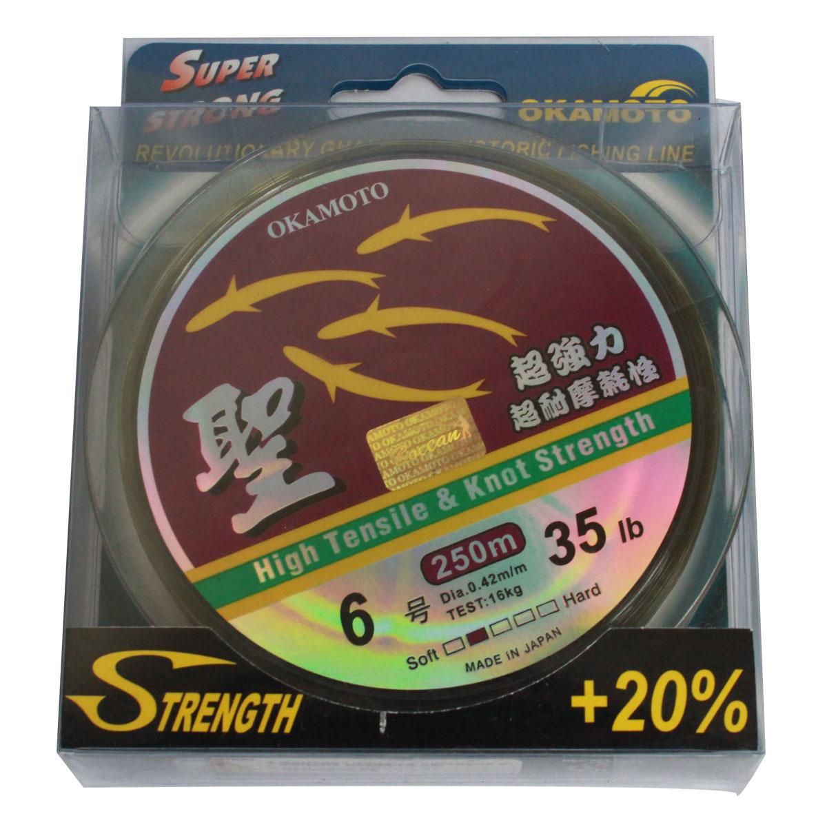 Dây cước câu cá Okamoto, cước thánh/ 4 con cá 250m ( đồ câu cá Giang Nam ) big sale