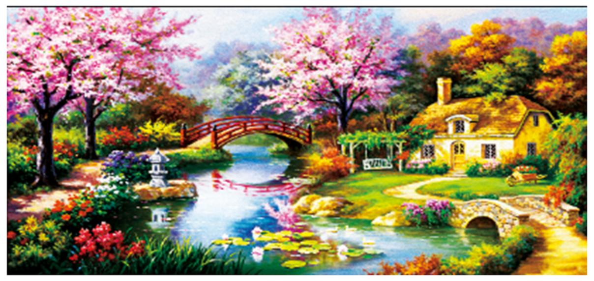 Tranh đính đá phong cảnh YN5218