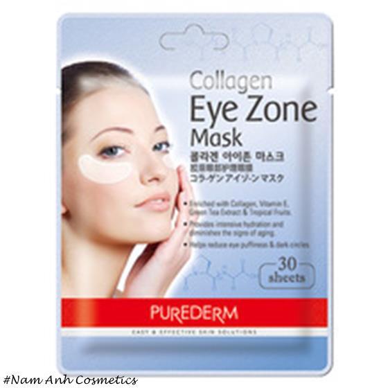 Dưỡng mắt Purederm Collagen Eye Zone 30 miếng